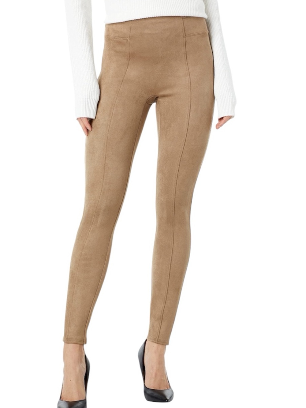SPANX Faux Suede Leggings size medium